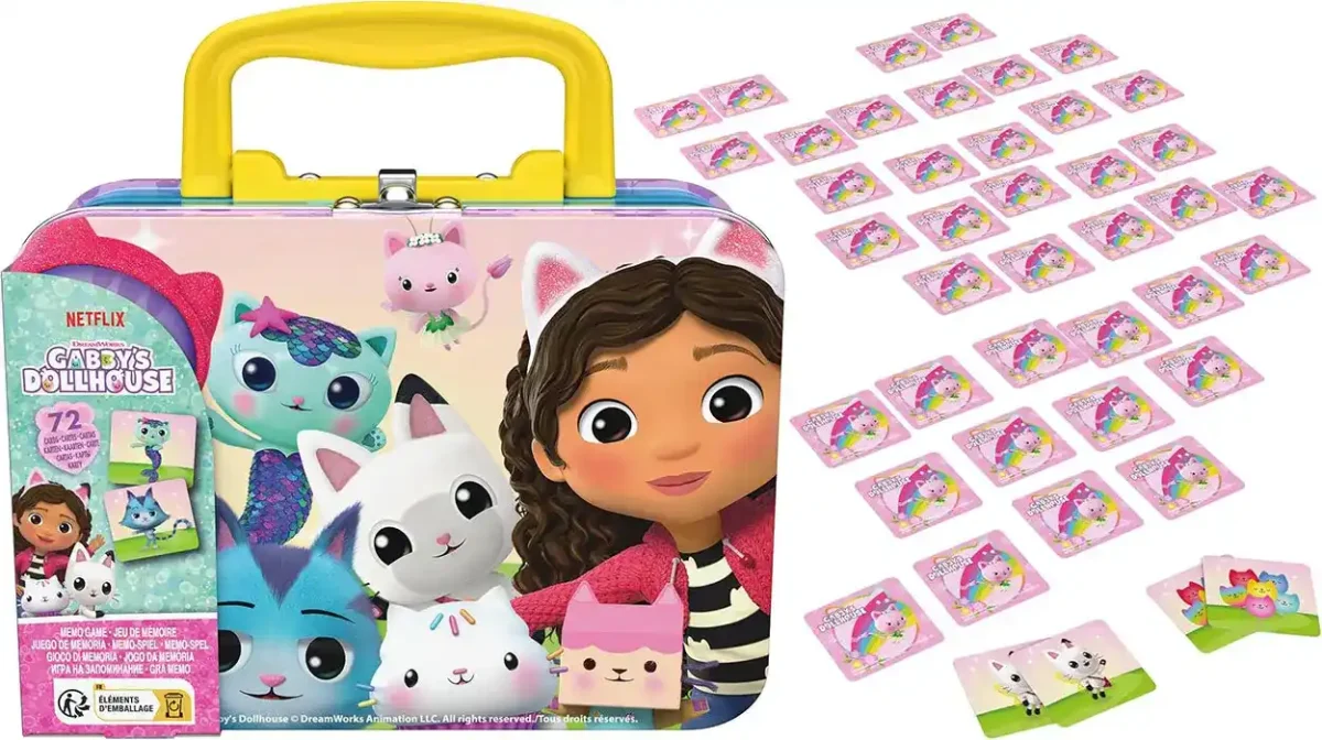 Juego de mesa Memory de La Casa de Muñecas de Gabby
