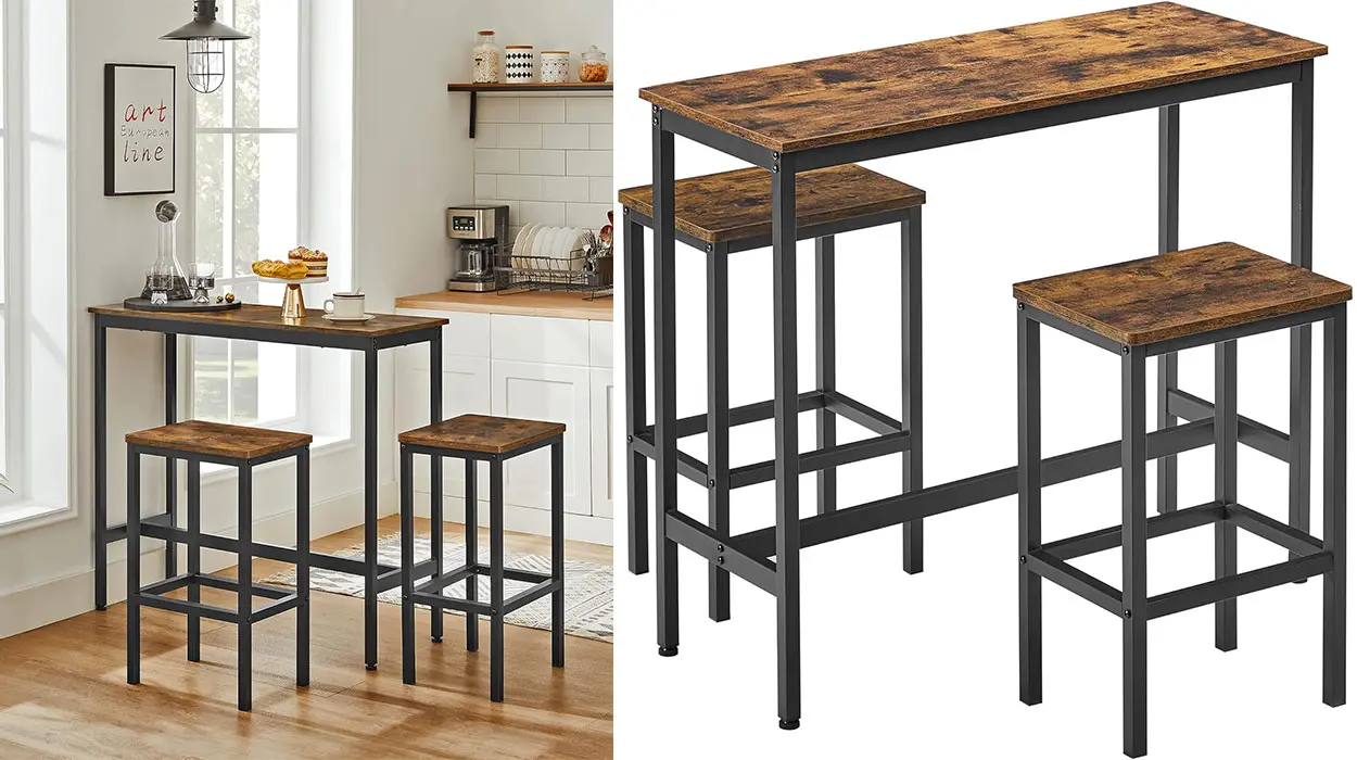 Chollo Juego Vasagle de mesa y taburetes de bar