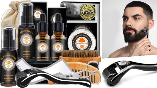 Chollo Kit de barbería para hombre