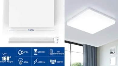 Chollo Lámpara de techo LED Easy Eagle de 4.800 lm