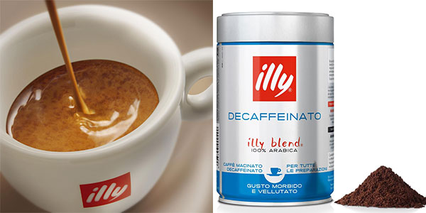 Chollo Lata de café molido descafeinado Illy de 250 g