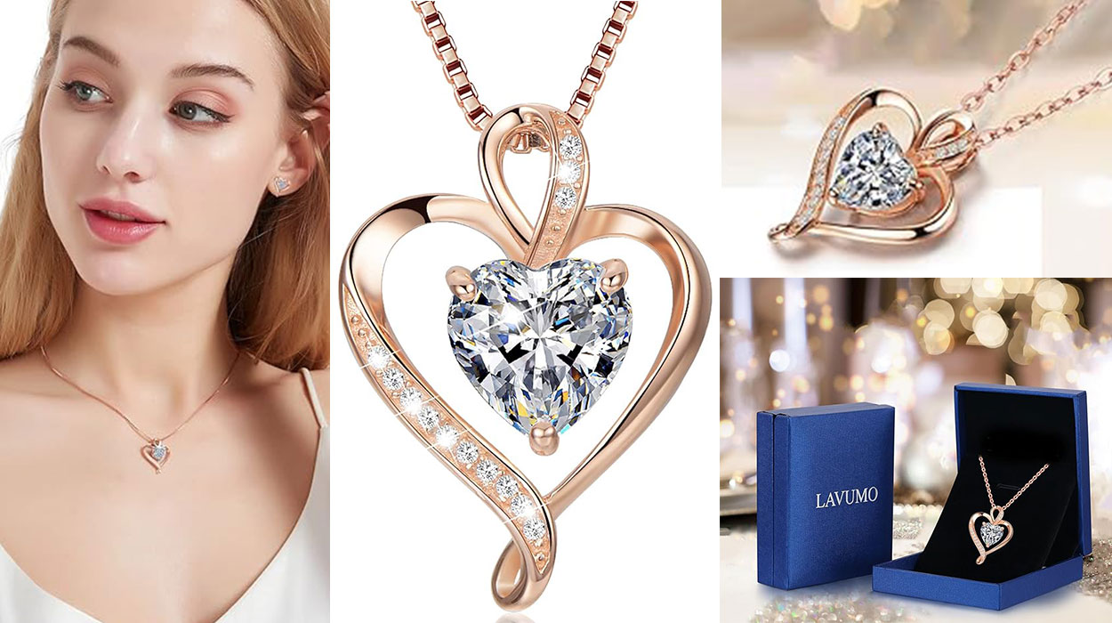 Chollo Colgante de corazón Lavumo en plata de ley 
