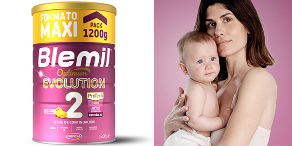 ▷ Chollo Leche de continuación en polvo para bebé Blemil 2 Optimum Evolution  de 1.200 g por sólo 32,78€ con envío gratis (-16%)