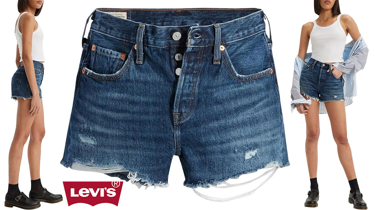 Chollo Shorts vaqueros Levi's 501 Original para mujer