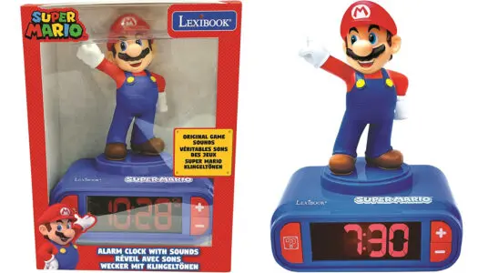 Reloj despertador digital Super Mario de Lexibook 