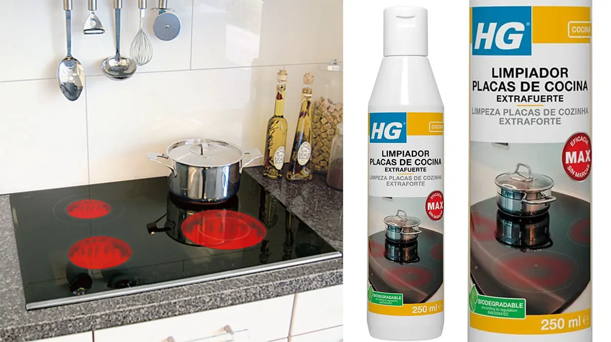 Chollo Limpiador HG Extrafuerte para placas de cocina