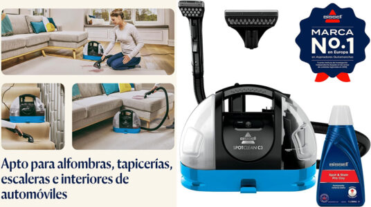 Chollo Limpiador de manchas Bissell SpotClean C3 para alfombras y tapicería 