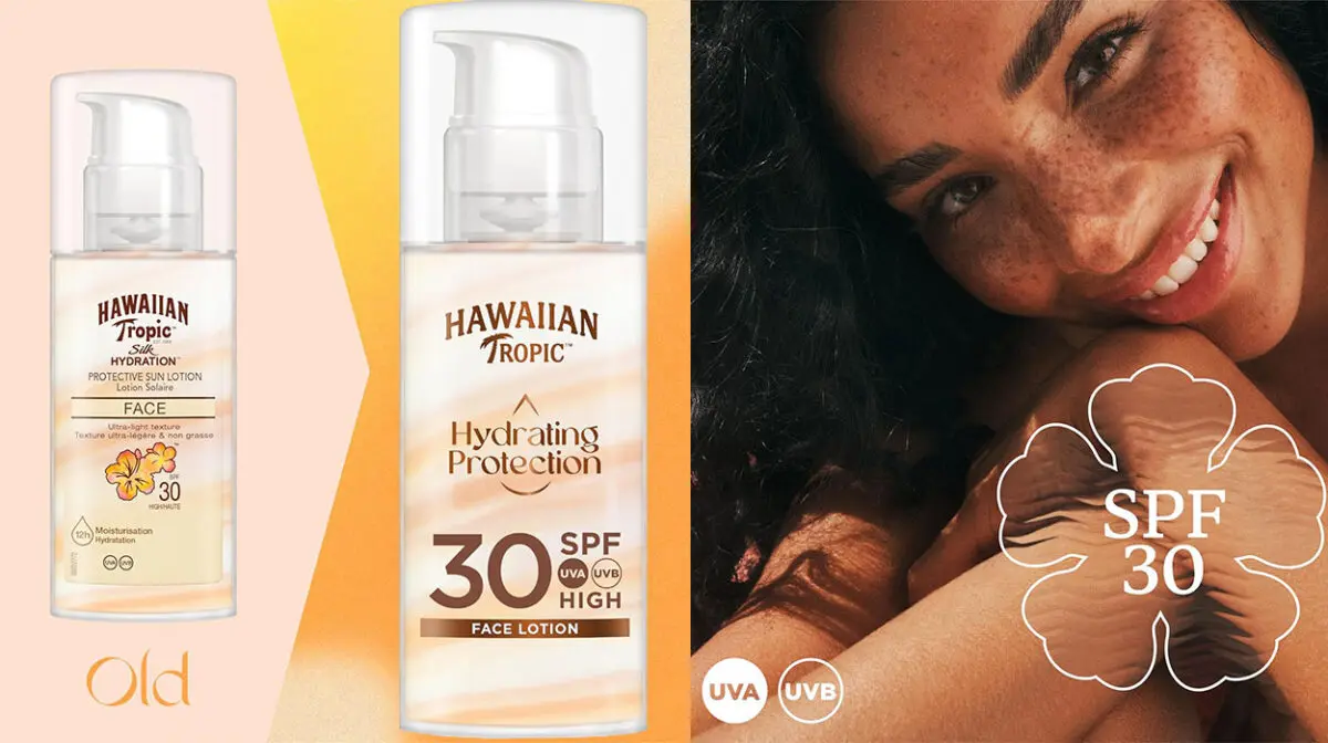 Loción solar facial Hawaiian Tropic Hydrating Protection SPF 30