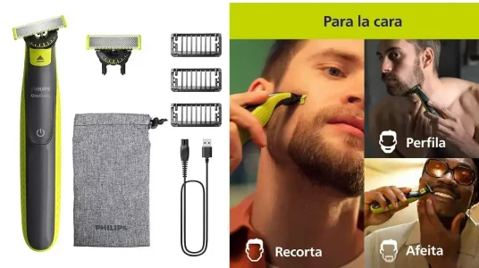 Chollo Maquinilla de afeitar Philips OneBlade 360 QP2724/31 por sólo 33,69€ con envío gratis (-25%)