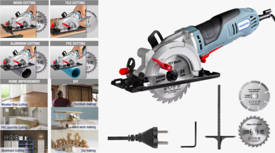 Chollo Minisierra eléctrica circular Workpro