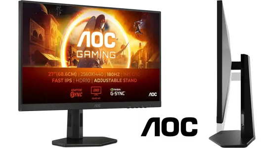 Chollo Monitor gaming AOC Q27G4XF QHD de 27" por sólo 114,87€ con envío gratis (-32%)
