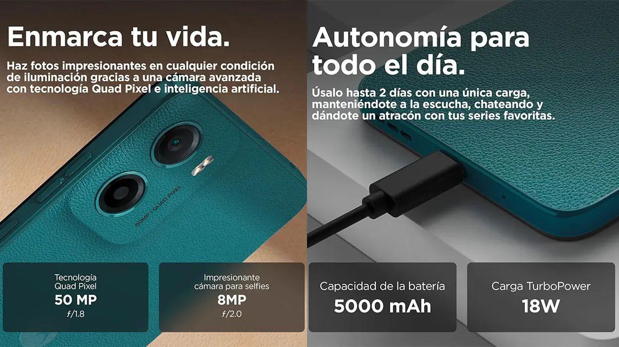 Motorola Moto g05 de 6.67" 24GB + 256GB barato