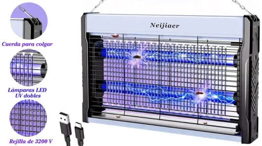 Chollo Lámpara antimosquitos Neijiaer de 3.200 V