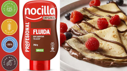 Chollo Nocilla Profesional Fluida bocabajo de 750 g