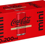 Chollo Pack de 10 mini latas de Coca-Cola Zero Azúcar Zero Cafeína de 200 ml