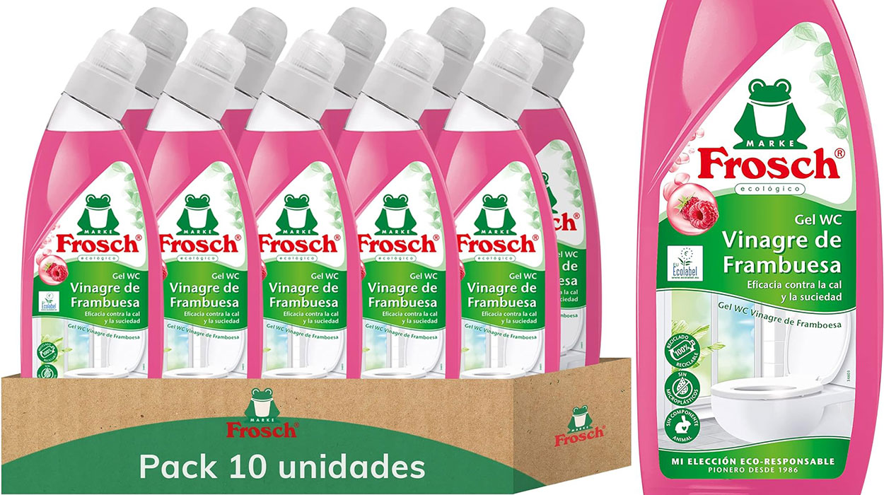Chollo Pack x10 Vinagre de Frambuesa Frosch para WC 