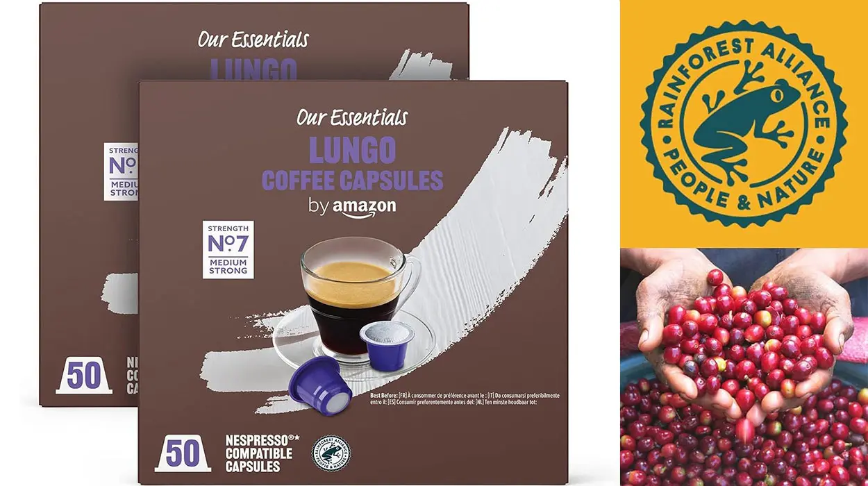 Chollo Pack de 100 cápsulas de café by Amazon Lungo