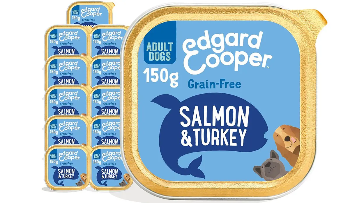 Comida húmeda Edgard & Cooper Salmón y Pavo