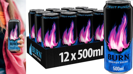 Chollo Bebida energética Burn Fruit Punch de 500 ml