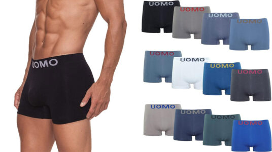 Chollo Pack de 12 calzoncillos bóxer Channo Uomo para hombre