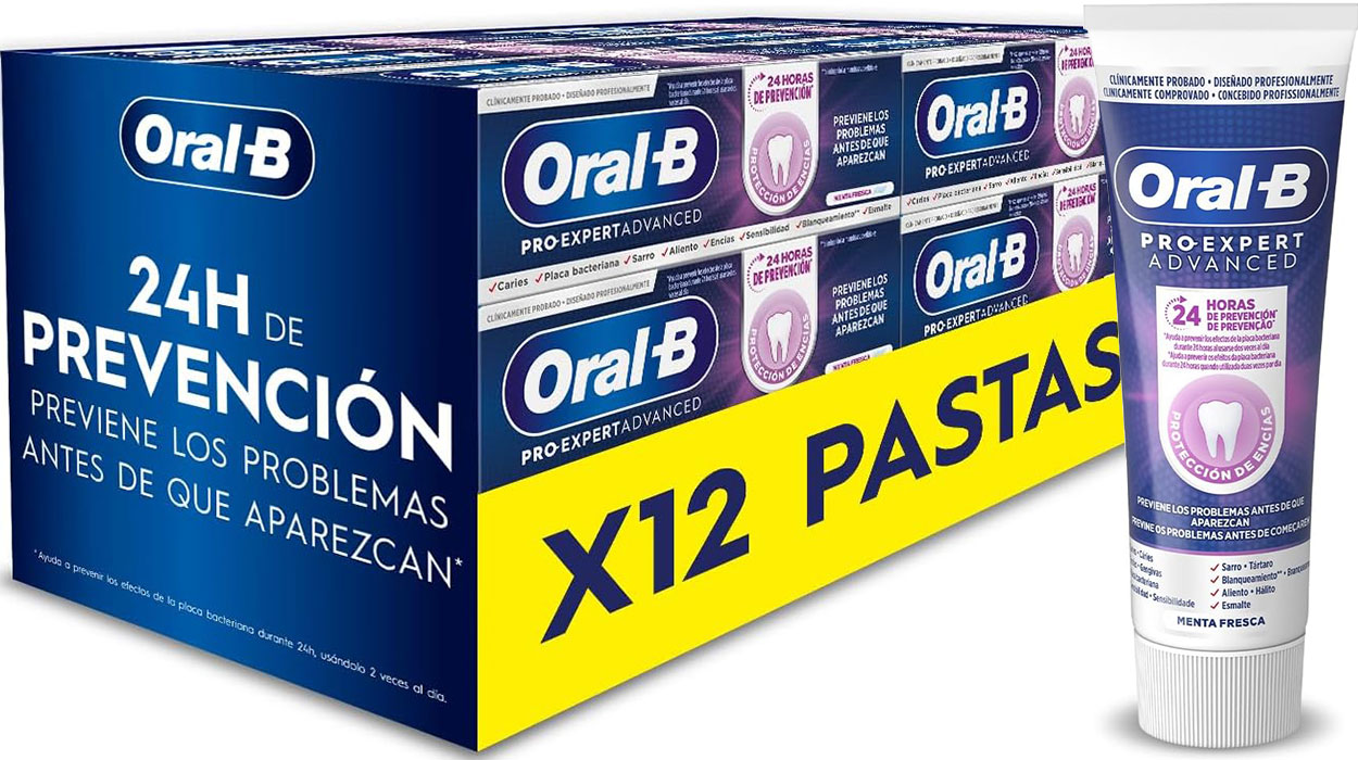 Pack de dentífrico Oral-B Pro-Expert Advanced 