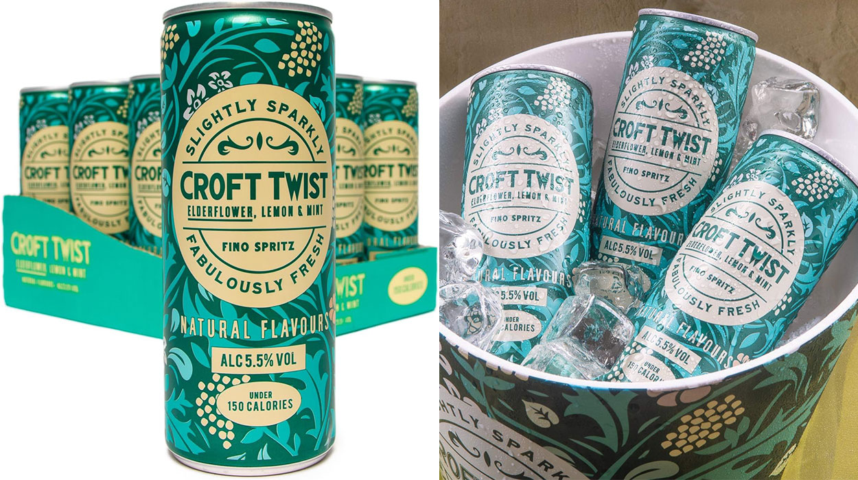 Chollo Pack de 12 latas de Fino Spritz Croft Twist de 250 ml 