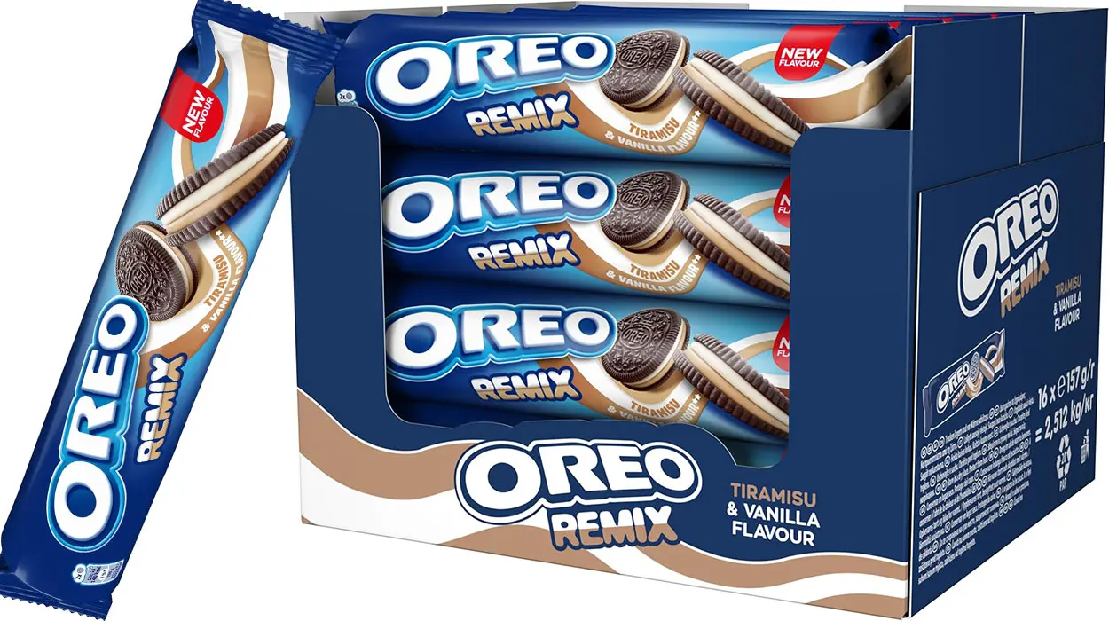 Chollo Pack x16 Galletas Oreo Remix Tiramisú 