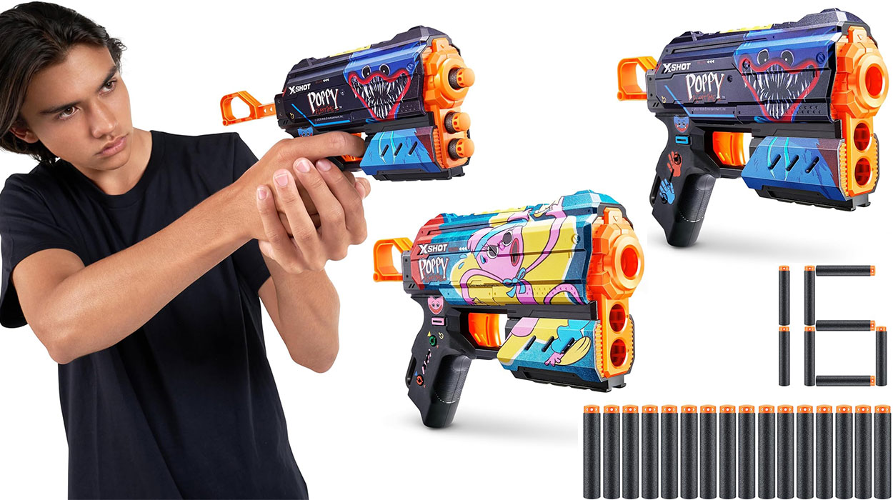 Chollo Pack de 2 blaster X-Shot Skins Flux de tipo Nerf