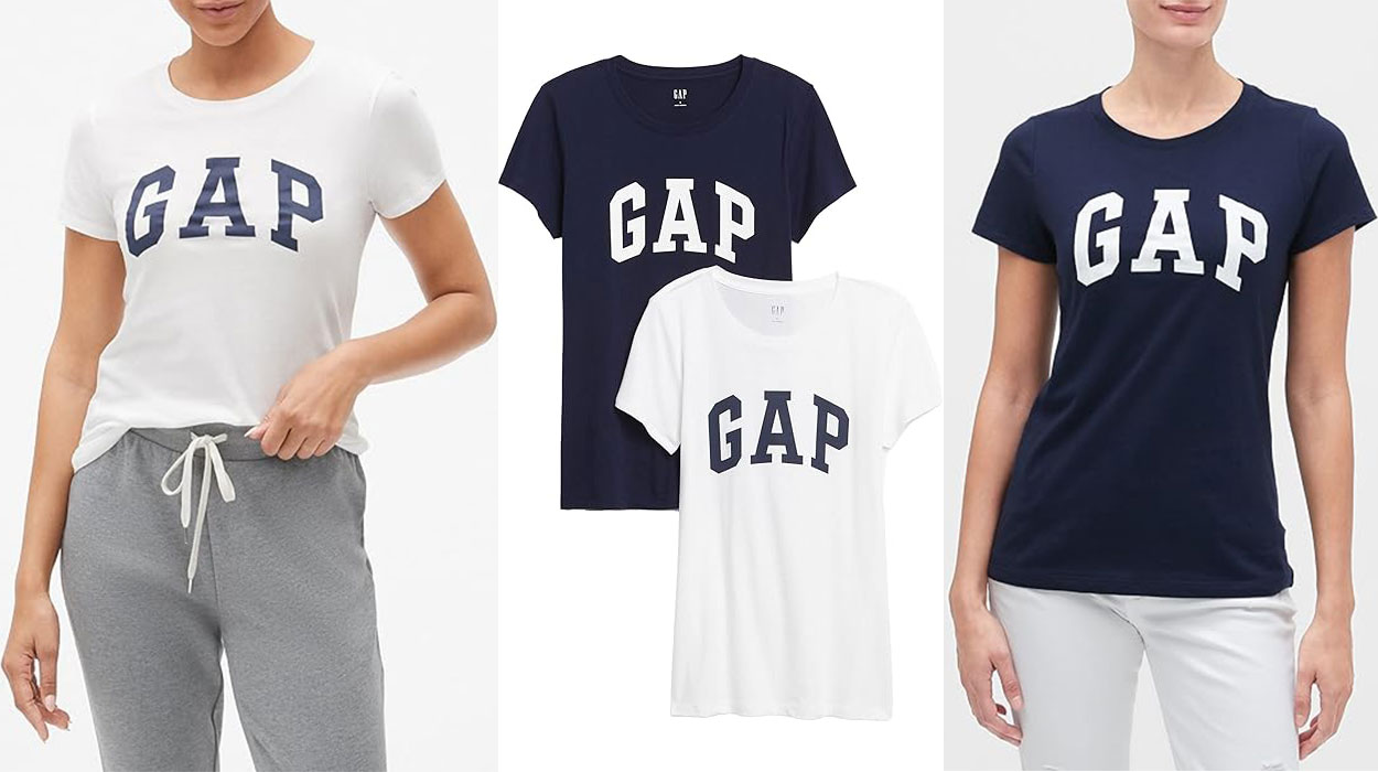 Chollo Pack de 2 camisetas estampadas GAP Franchise para mujer