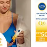 Pack x2 Crema solar Nivea Sun Q10 Antimanchas FPS50