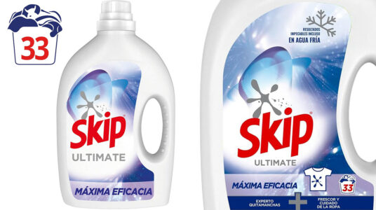 Chollo Pack x2 Detergente líquido Skip Ultimate Máxima Eficacia de 33 lavados