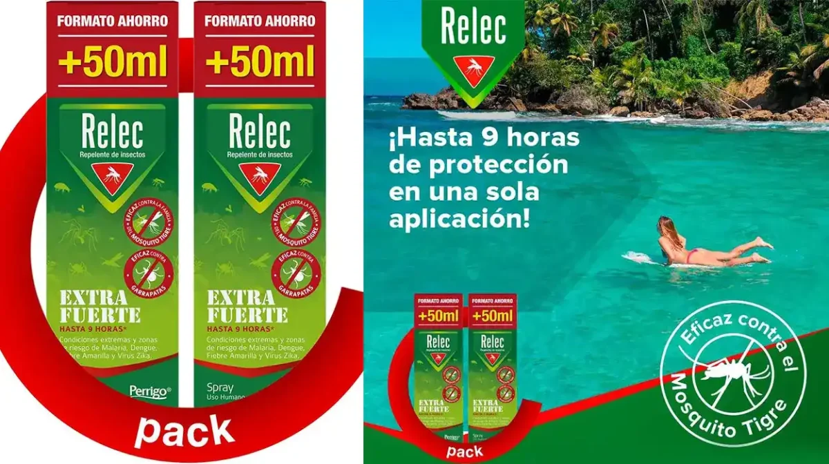 Hoy puedes cazar 2 botes de Relec Extra Fuerte de 125 ml a un precio que no verás en otras tiendas