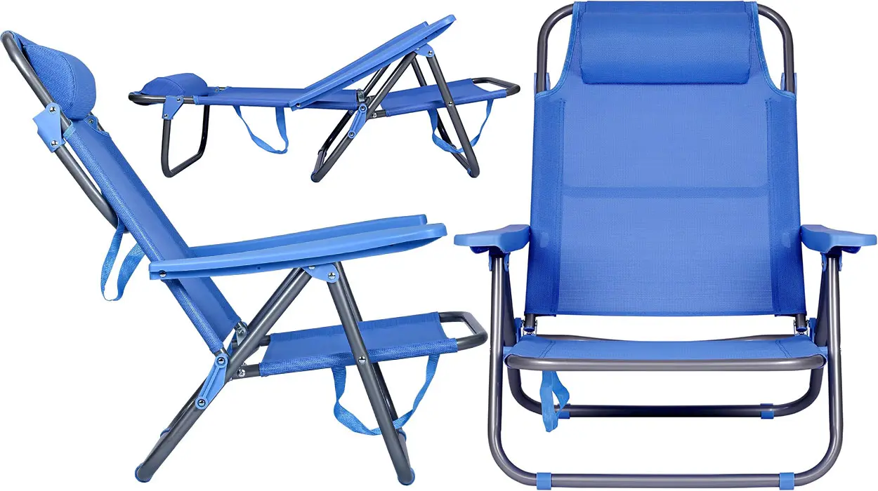 Chollo Pack de 2 sillas de playa plegables