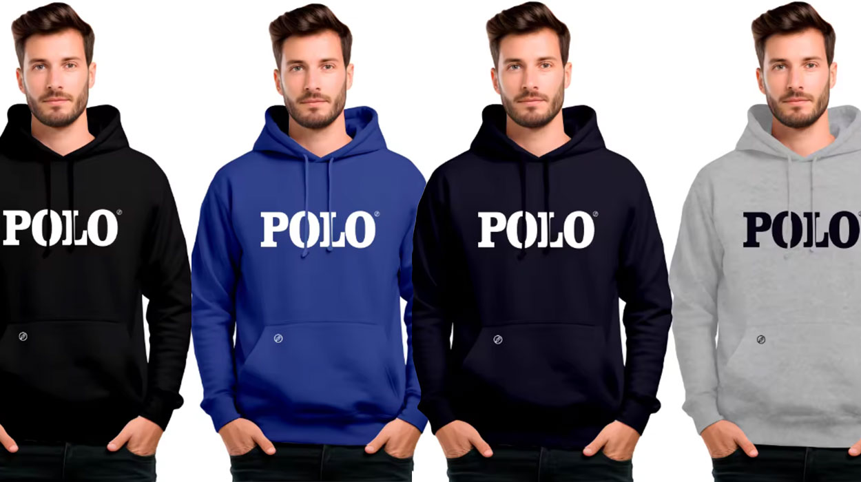 Chollo Pack de 2 sudaderas Polo con capucha para hombre