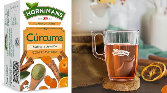 Chollo Pack de 20 bolsitas de Infusión Hornimans de Cúrcuma con Té Matcha
