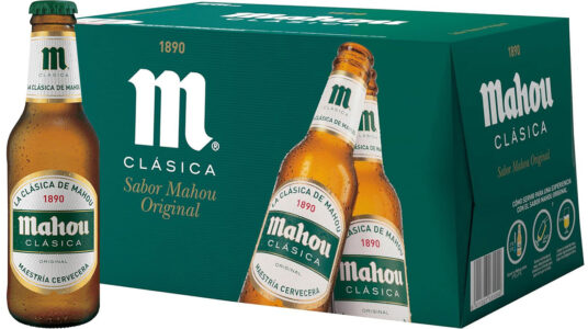 Chollo Pack de 24 botellines de cerveza Mahou Clásica de 25 cl