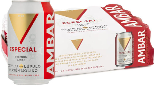 Chollo Pack de 24 latas de cerveza Ambar Especial