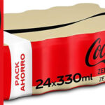 Chollo Pack 24 latas de Coca-Cola Zero Azúcar Zero Cafeína de 330 ml