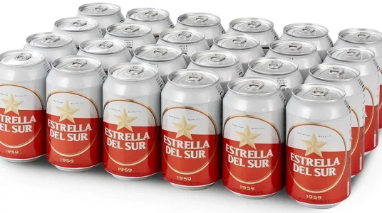Chollo Pack 24 latas de cerveza Estrella del Sur de 33 cl por sólo 9,12€ (-28%)