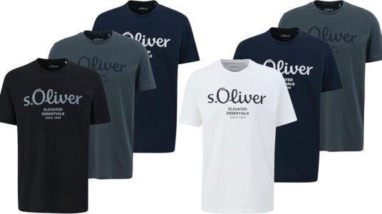 Chollo Pack de 3 camisetas s.Oliver para hombre