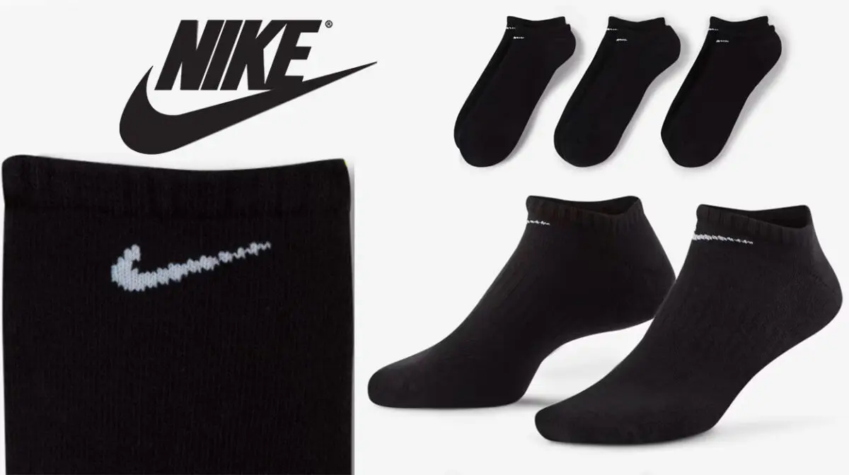 Pack de 3 pares de calcetines cortos Nike Everyday Cushioned para adulto