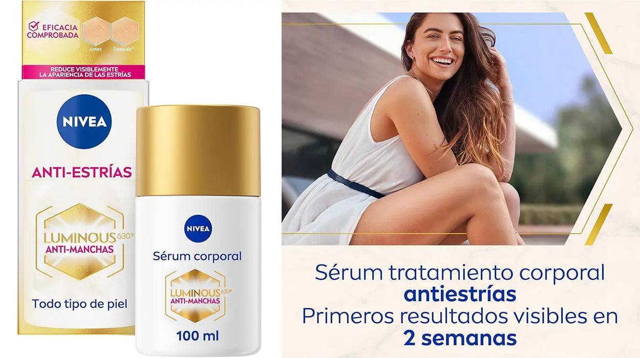 Chollo Pack x3 Sérum Nivea Luminous 630 antiestrías 