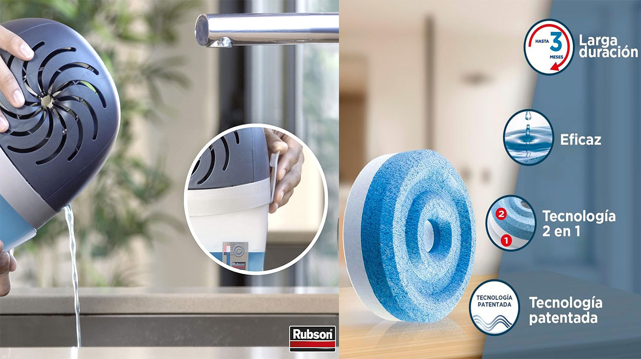 Pack de 3 tabletas de recambio para deshumidificador Rubson Aero 360º barato