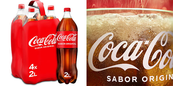 Chollo Pack de 4 botellas de Coca-Cola de 2 litros