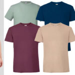 Chollo Pack de 4 camisetas Fruit of the Loom Iconic 195 Ringspun Premium para hombre