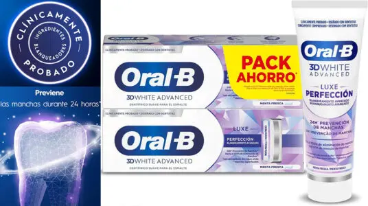 Dentífrico Oral-B 3D White Advanced Luxe Perfection