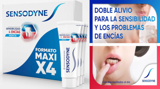 Chollo Pack x 4 Dentífrico Sensodyne Sensibilidad & Encías Menta