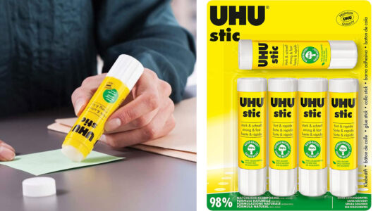 Chollo Pack de 5 barras de pegamento sostenible UHU