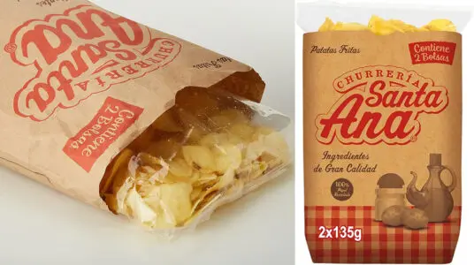 Chollo Pack de 5 bolsas de Patatas Fritas Churrería Santa Ana