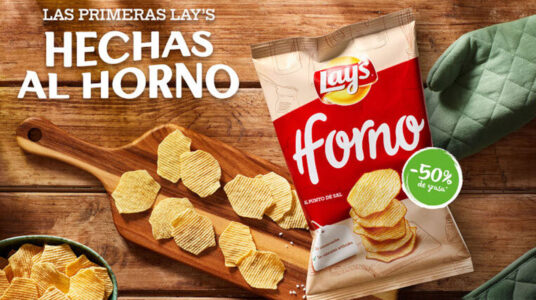 Chollo Pack de 5 bolsas de patatas fritas Lay's Horno Al Punto de Sal de 150 g